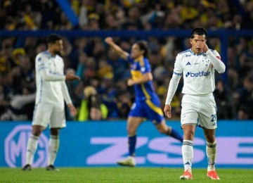 Desta vez, Cruzeiro terá o apoio da sua torcida para tentar reverter a derrota de 1 a 0 para o Boca Juniors no jogo de ida das oitavas da Sul-Americana, na Argentina -  (crédito: JUAN MABROMATA / AFP)