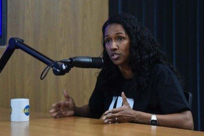 Candidata da Unidade Popular, Indira Xavier foi sabatinada pelo Estado de Minas -  (crédito:  Gladyston Rodrigues/EM/D.A. Press)