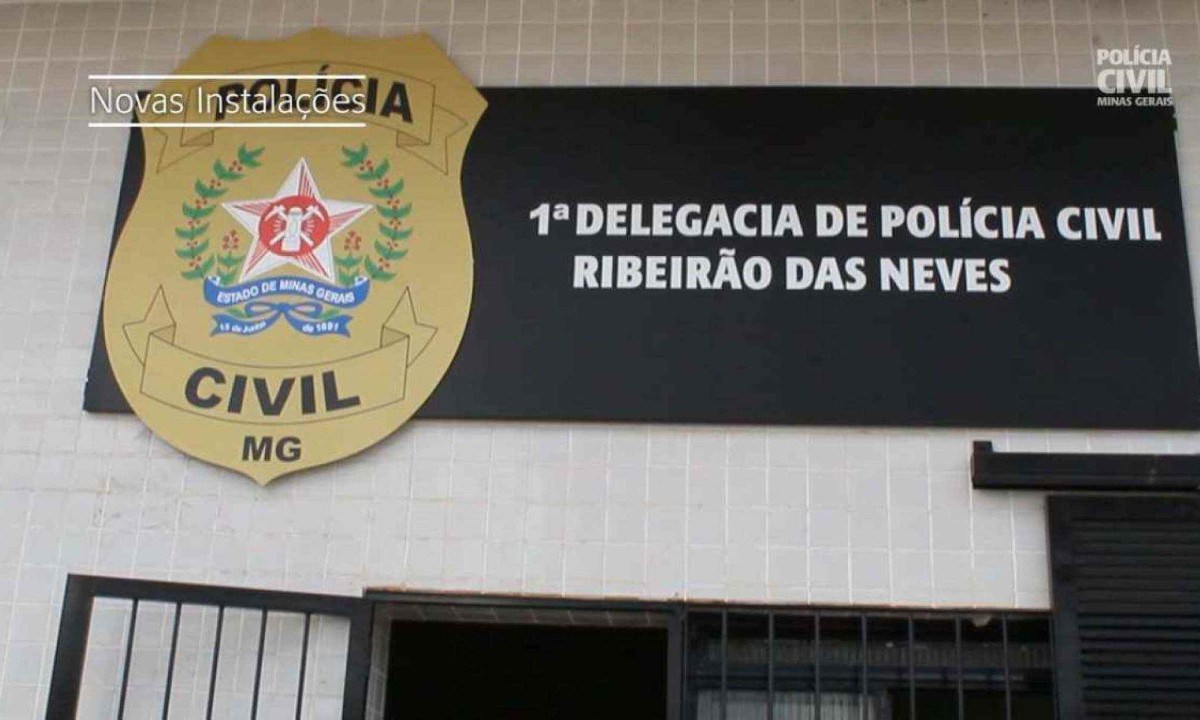 Homem está preso na Delegacia de Ribeirão das Neves e deverá seguir para presídio -  (crédito: PCMG)