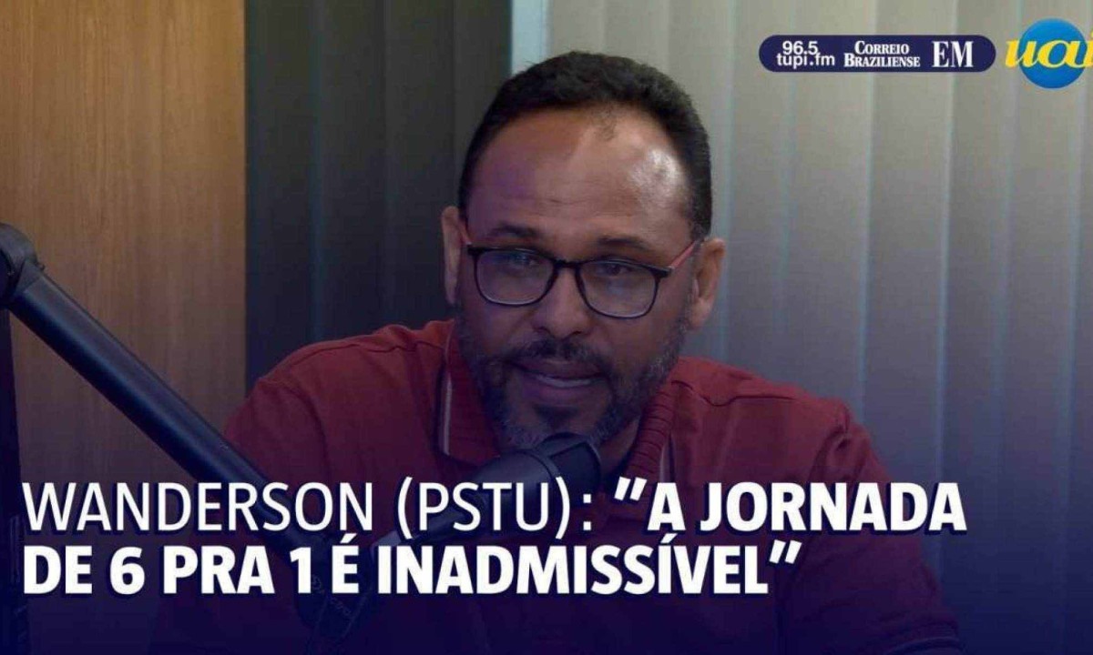 Wanderson Rocha foi o terceiro entrevistado da série de sabatinas do Estado de Minas -  (crédito: Edesio Ferreira/EM/D.A Press)