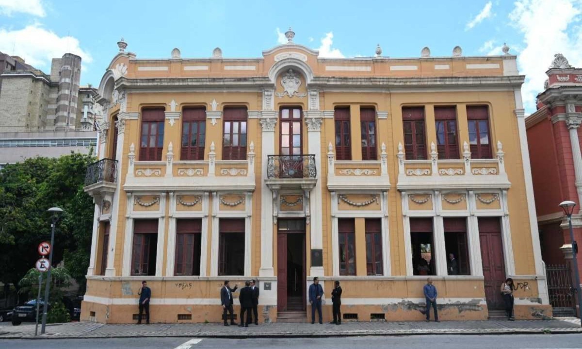 O casarão Solar Narbona, Patrimônio Cultural de Belo Horizonte -  (crédito: Leandro Couri/EM/D.A Press)