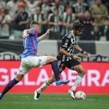 Gustavo Scarpa teve mais um noite de garçom pelo Atlético  -  (crédito: - Foto: Pedro Souza / Atlético)