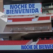 Anúncio da festa organizada pelos Colchoneros no Metropolitano -  (crédito: Foto: Divulgação / Atlético de Madrid)