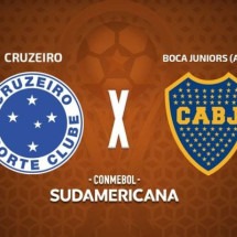 Cruzeiro enfrenta o Boca pela Sul-Americana  -  (crédito: Arte: Jogada10)