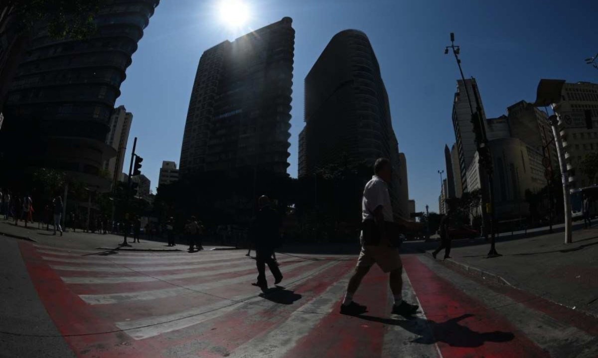 
BH: umidade relativa mínima do ar em torno de 20% no período da tarde
 -  (crédito: Leandro Couri/EM/D.A.Press)