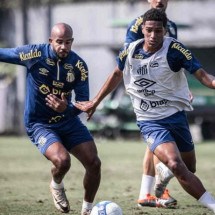 Patrick vem sendo relacionado para os jogos do Santos pelo técnico Carille -  (crédito: Foto: Raul Baretta/ Santos FC.)