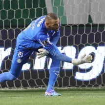 Weverton nada pôde fazer para evitar a eliminação do Palmeiras -  (crédito: Foto: Cesar Greco/Palmeiras/by Canon)