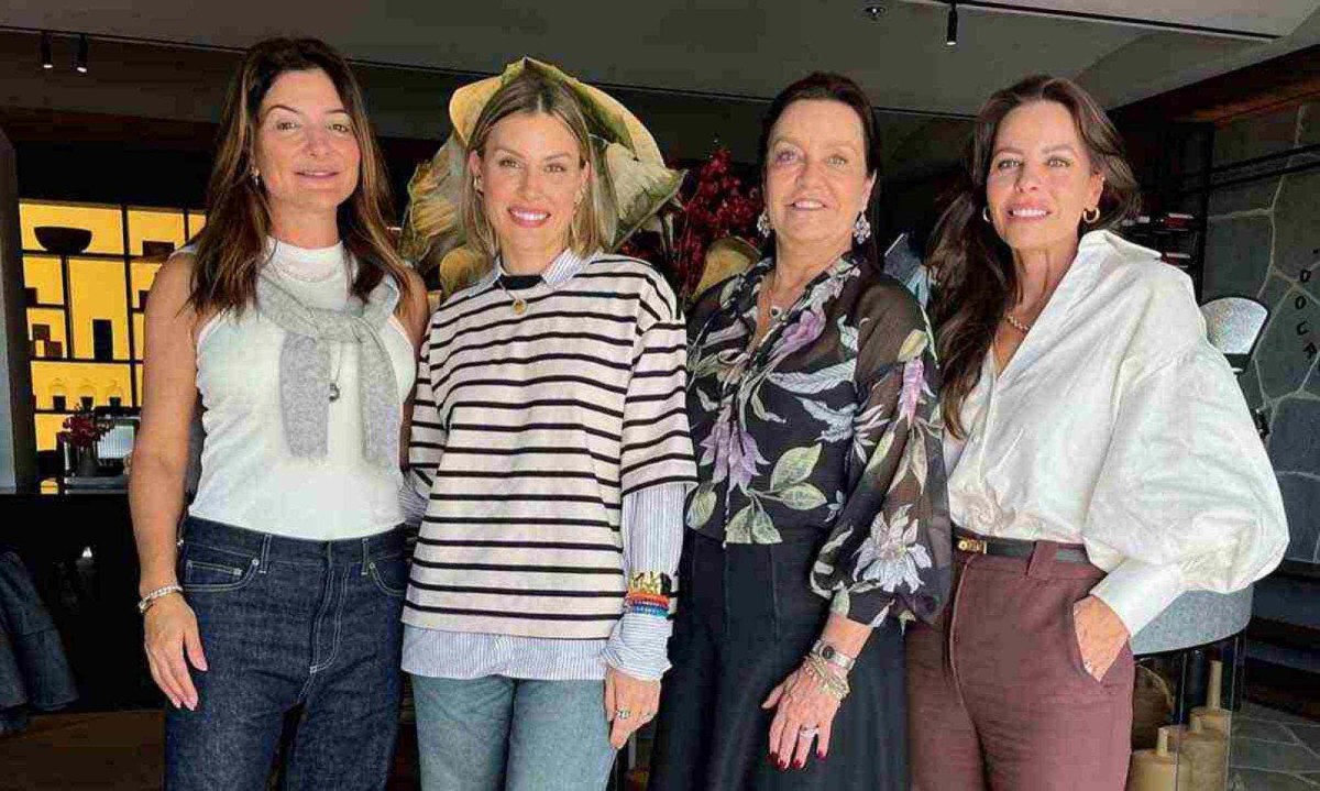 Claudinha Sabino, Marcela Menin, Jackie Veneuil e Carol Rabelo -  (crédito: Isabela Teixeira da Costa/em/d.a press)