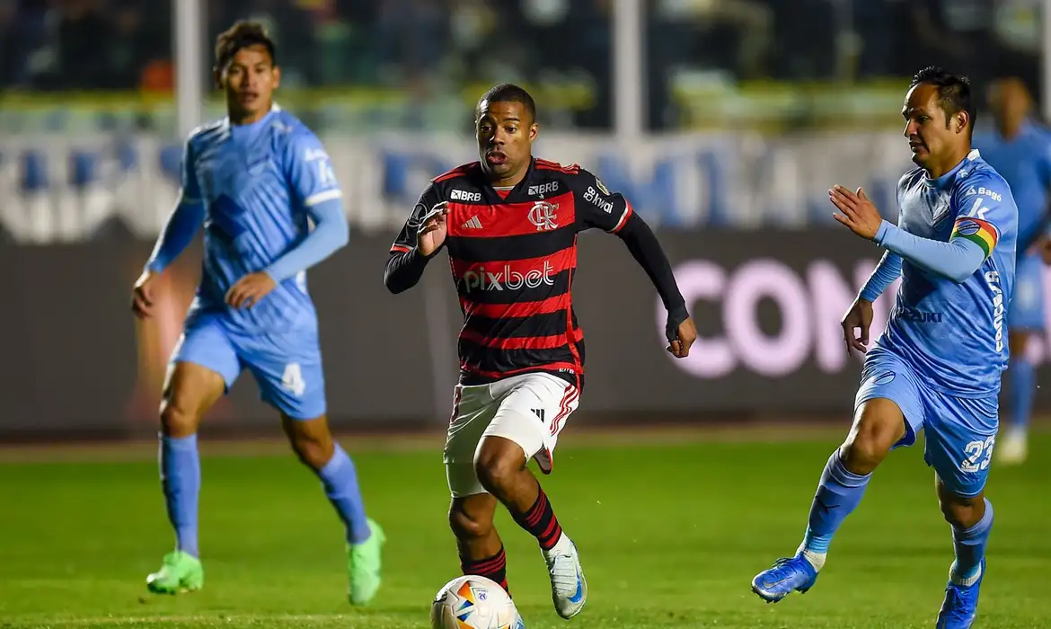 Flamengo avança na Libertadores mesmo com derrota para o Bolívar -  (crédito: EBC)