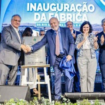 Lula inagura fábrica e reclama que empresas não agradecem financiamentos -  Ricardo Stuckert / PR; RICARDO STUCKERT