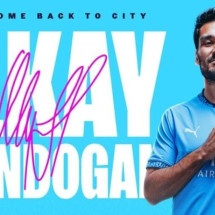 Gundogan está de volta ao Manchester City após um ano -  (crédito:  - Foto: Divulgação/Manchester City)