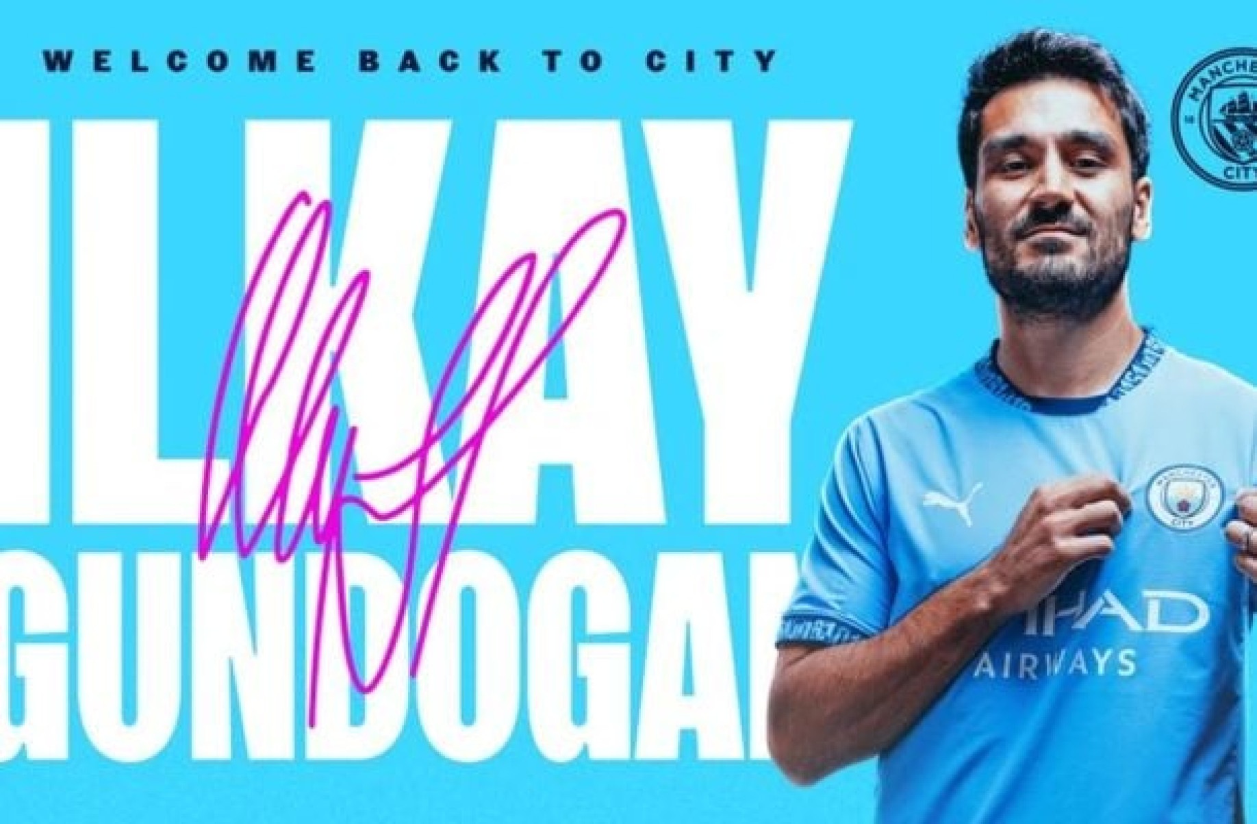 Manchester City anuncia retorno de Gündogan após passagem pelo Barcelona