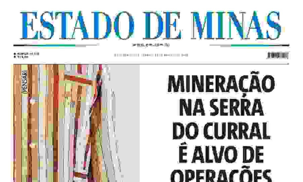 ESTADO DE MINAS -  (crédito: CAPA DO ESTADO DE MINAS)