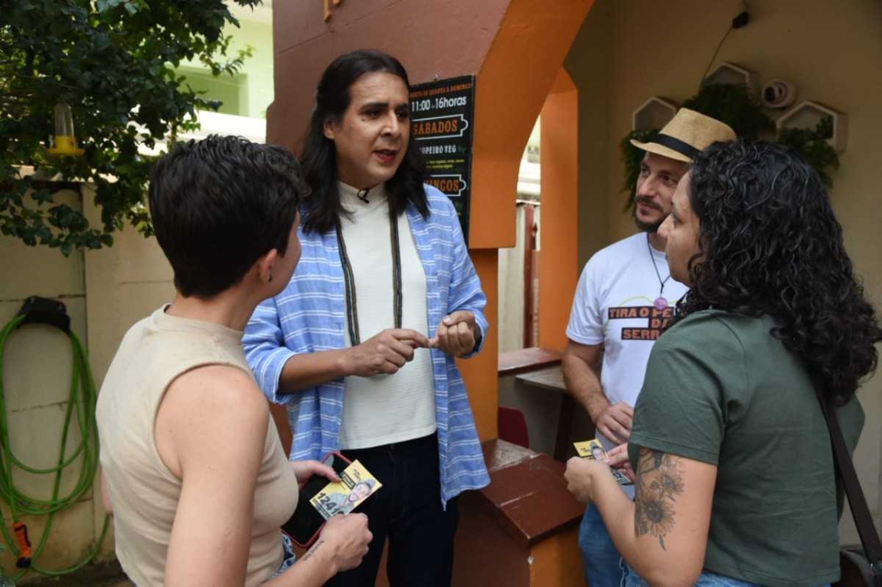 Duda promete criar secretaria de combate à fome e alfineta Fuad