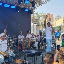 Virada: Praça do Samba atrai público com calor e shows de samba e pagode - Mariana Peixoto/EM.D.A/Press