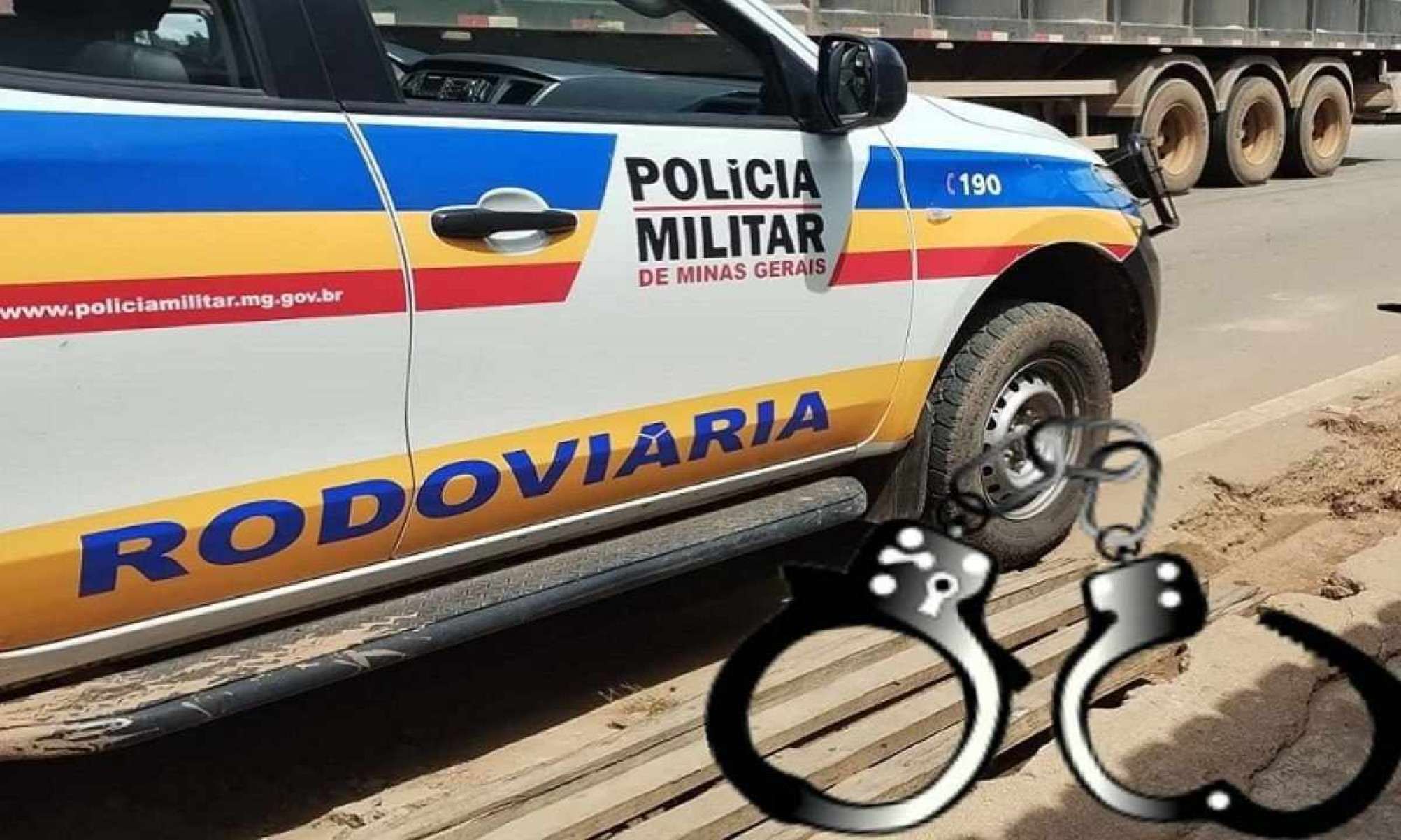 Ultrapassagem em local proibido leva à prisão de fugitivo