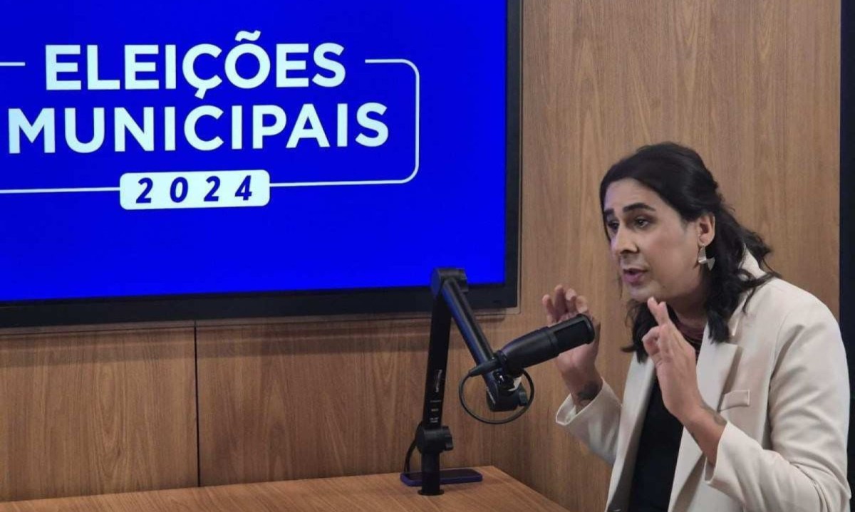 Duda foi a sexta entrevistada da série de sabatinas do Estado de Minas com candidatos à PBH -  (crédito: Jair Amaral/EM/D.A Press)