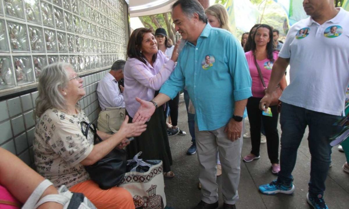 Mauro Tramonte visitou a área hospitalar na Região Centro-Sul, passando pelo Hospital João XXIII, a Santa Casa de Belo Horizonte e a UPA Centro-Sul -  (crédito: Edesio Costa/EM/D.A Press)