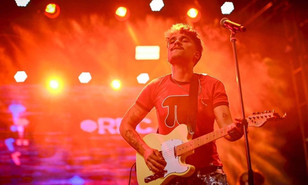 Marcelo Tofani, que tocou na Pra&ccedil;a Rui Barbosa, lembrou que j&aacute; foi plateia da Virada Cultural de BH e comemorou sua participa&ccedil;&atilde;o no evento -  (crédito: Elderth Tez/divulga&ccedil;&atilde;o)