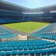 Registro da Arena do Grêmio após o início da fase de recuperação -  (crédito: Foto: Divulgação / Arena do Grêmio)