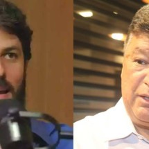 Aro pede voto em Carlos Viana: 'Colocar alguém do nosso grupo no Senado' - Alexandre Guzanshe/DA Press/EM e Marcos Vieira/DA Press/EM