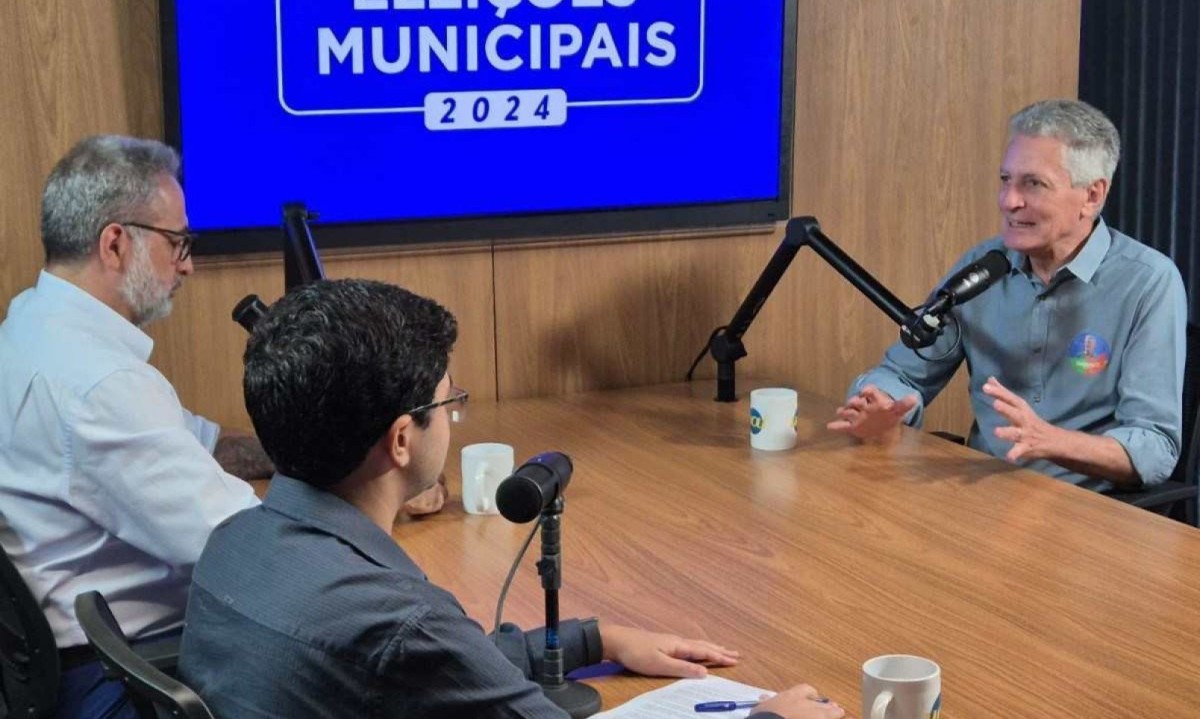 Rogério Correia foi o sétimo entrevistado da série de sabatinas do Estado de Minas com candidatos à PBH -  (crédito: Jair Amaral/EM/D.A Press)