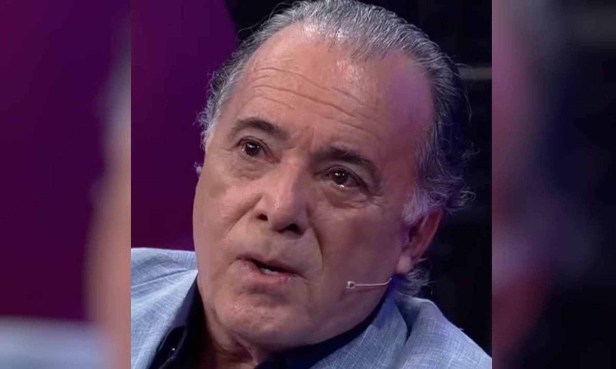 Tony Ramos, em programa no canal Multishow -  (crédito: Multishow/Divulgação)