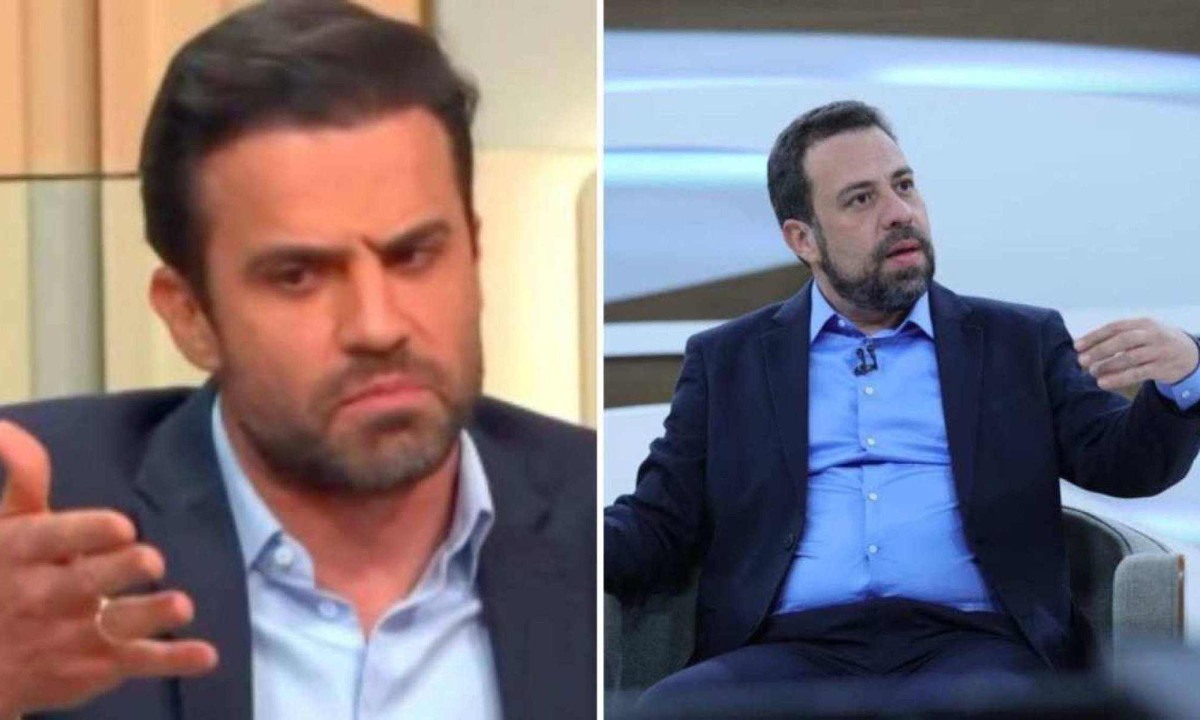 Boulos e Marçal -  (crédito: RS via Fotos Públicas/Nadja Kouchi)