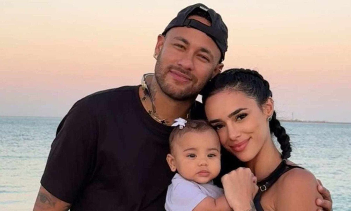 Neymar Jr, Mavie e Bruna Biancardi -  (crédito: Reprodução Instagram)