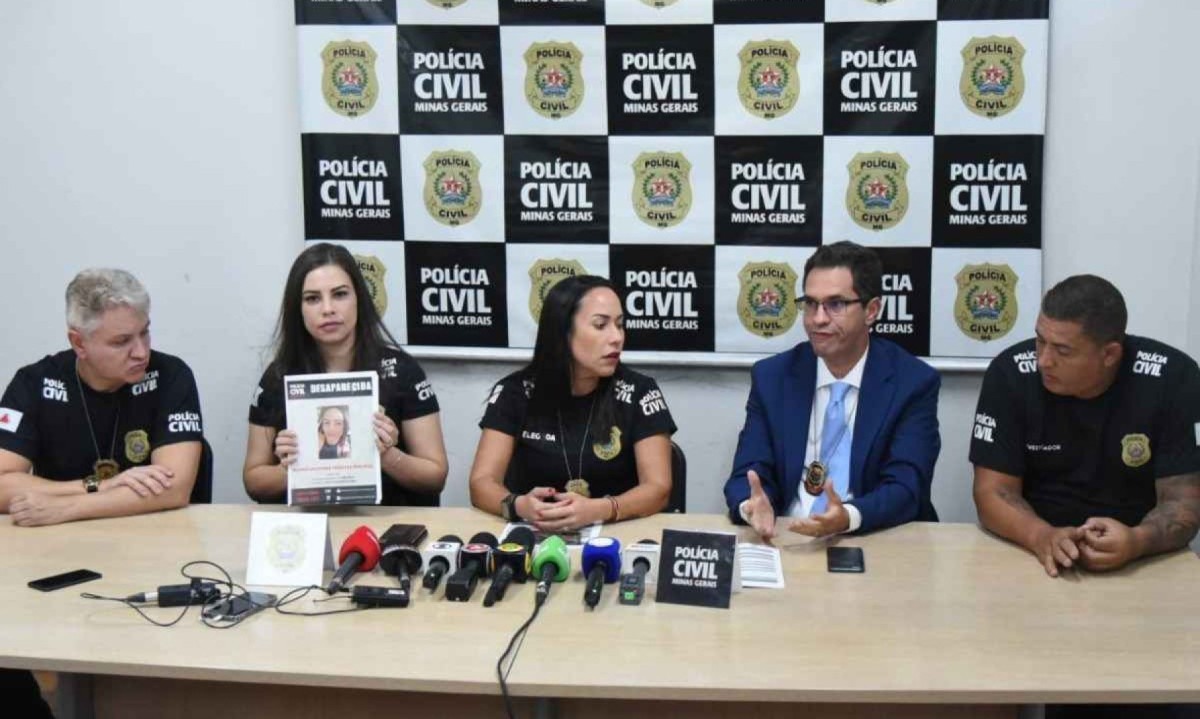 Polícia Civil esclarece detalhes da morte de Magna Laurinda Ferreira Pimentel, de 42 anos, encontrada morta em uma cisterna em BH -  (crédito: Gladyston Rodrigues/EM/D.A Press)