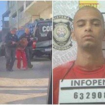 Detento que fugiu de viatura em Contagem é recapturado - Redes Sociais / Reprodução - Sejusp-MG / Divulgação