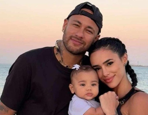 Neymar Jr, Mavie e Bruna Biancardi -  (crédito: Reprodução Instagram)