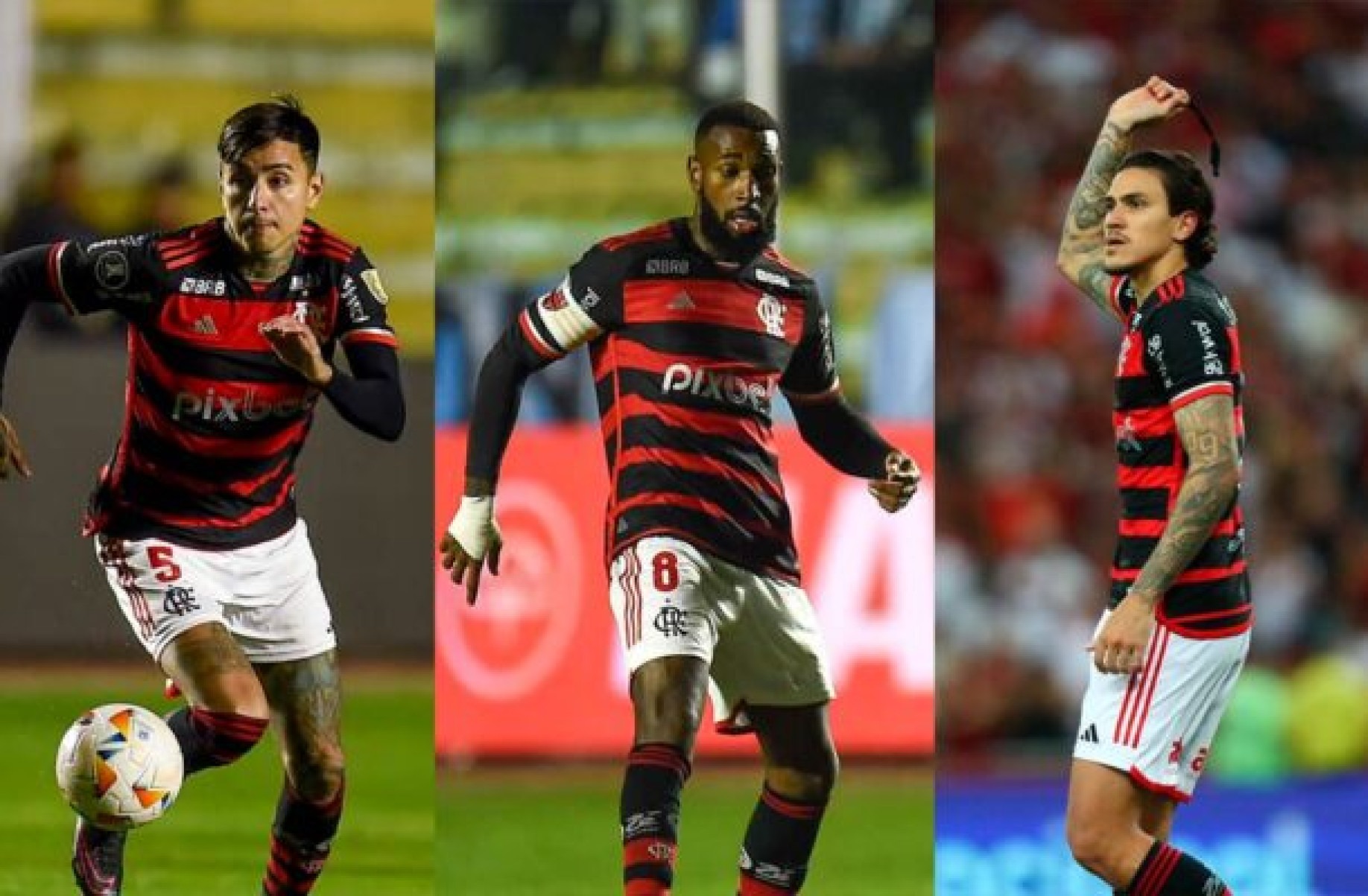 Flamengo planeja renovar contrato com Pulgar, Gerson e Pedro