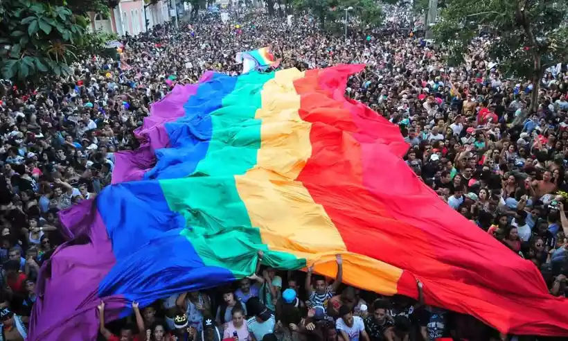 Parada do Orgulho LGBTQIA+ de BH -  (crédito: Gladyston Rodrigues/EM/D.A Press)