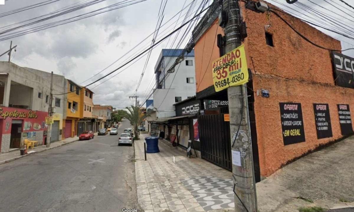 Rua Nossa Senhora de Guadalupe, no Bairro Belmonte -  (crédito: Google Street View/Reprodução)