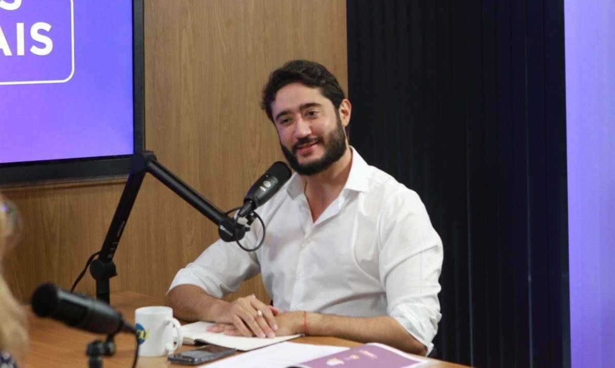 Gabriel foi o nono candidato a participar das sabatinas do EM -  (crédito: EDESIO FERREIRA/EM/DAPRESS)