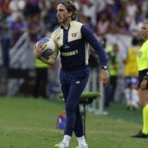 Zubeldía foi expulso contra o Athletico-PR, no dia 3 de julho  -  (crédito: Reprodução/Globo)