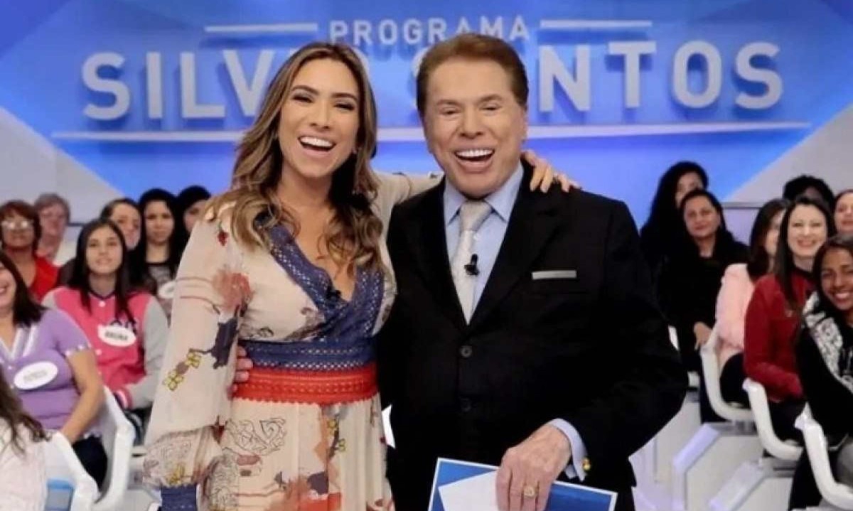 Patricia Abravanel se emociona nas gravações do Programa Silvio Santos