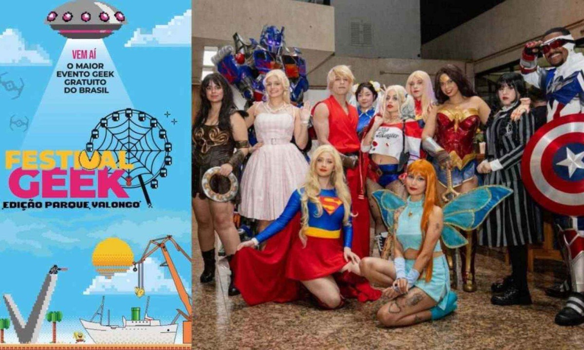 Santos Festival Geek anuncia data e local com entrada gratuita -  (crédito: Divulgação)