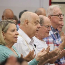 Fuad vai à festa religiosa no Padre Eustáquio e promete melhorar o trânsito - Marcos Vieira/EM/D.A Press