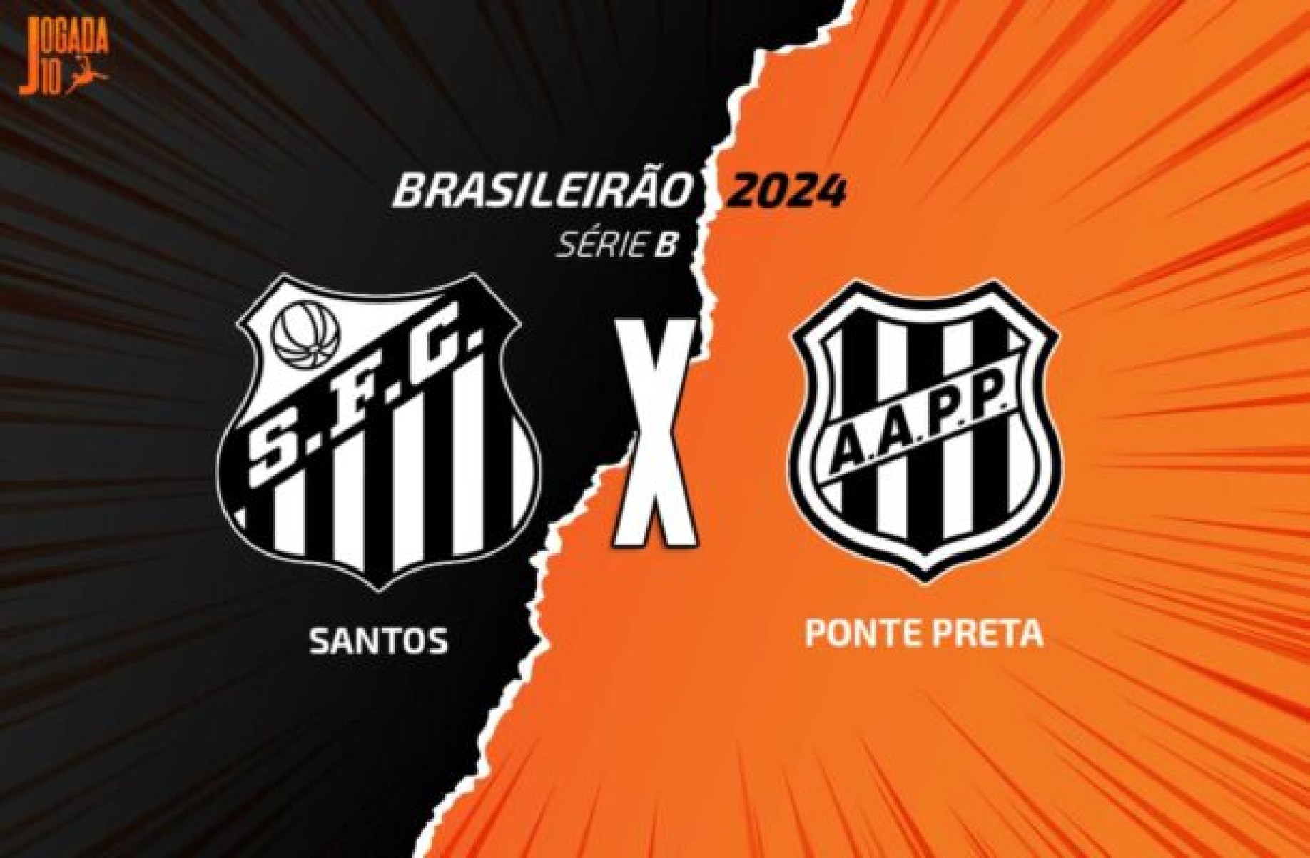 Santos x Ponte Preta, AO VIVO, com a  Voz do Esporte, às 20h