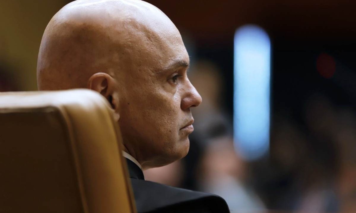 Alvo frequente dos bolsonaristas, críticas a Moraes se intensificaram. Mas o NYT o defendeu em editorial -  (crédito: Rosinei Coutinho/SCO/STF)