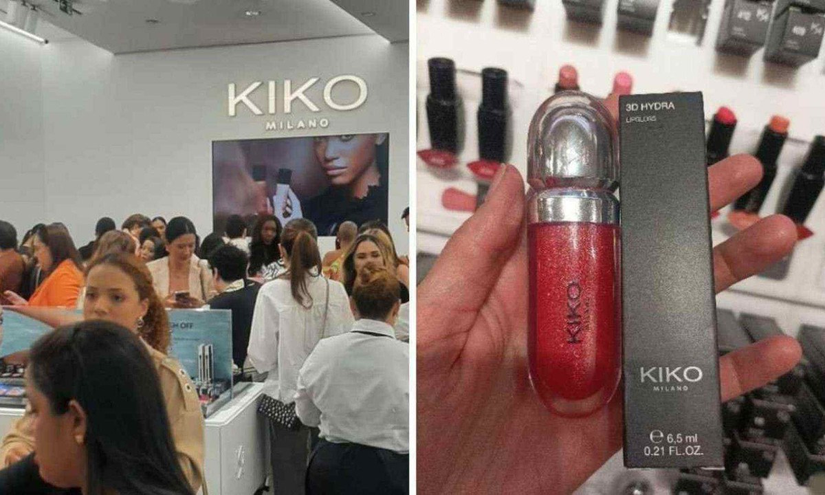 Kiko Milano inaugura loja no Brasil -  (crédito: Maria Dulce Miranda / EM / DA Press)