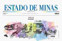 Confira a capa do Estado de Minas do dia 01/09/2024