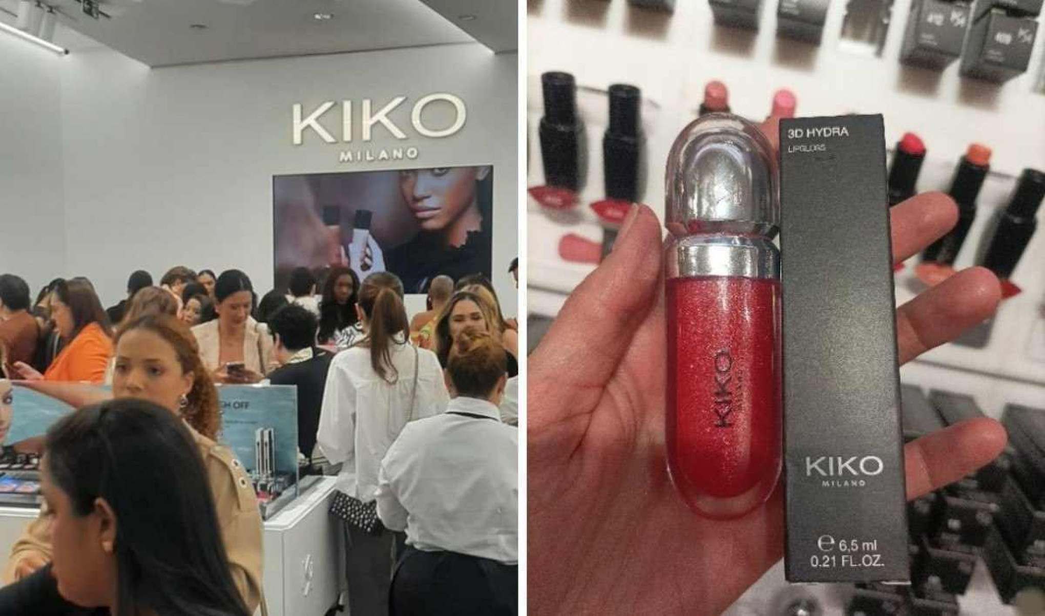 Kiko Milano traz gloss viral do TikTok para BH. Será que vale a pena?