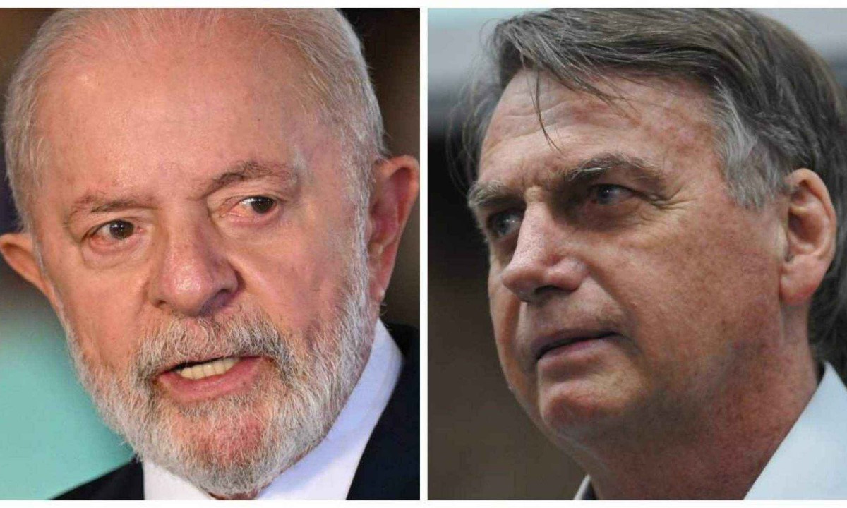 Lula e Bolsonaro revivem disputa por votos de 2022 nas elei&ccedil;&otilde;es pela PBH de 2024 -  (crédito: Evaristo S&aacute;/AFP e Alexandre Guzanshe/EM/D.A Press)