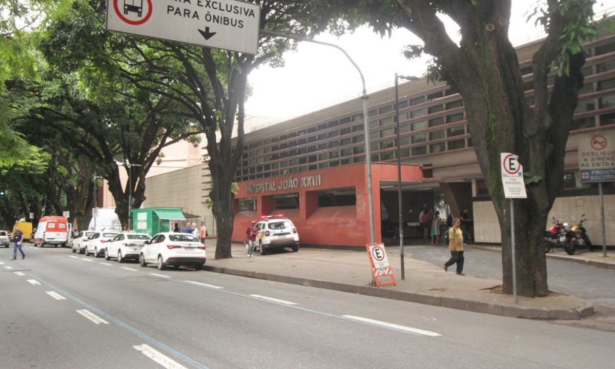 Fachada do hospital Joao XXIII, na Região Centro-Sul de Belo Horizonte
       -  (crédito: Edesio Ferreira/EM/D.A)