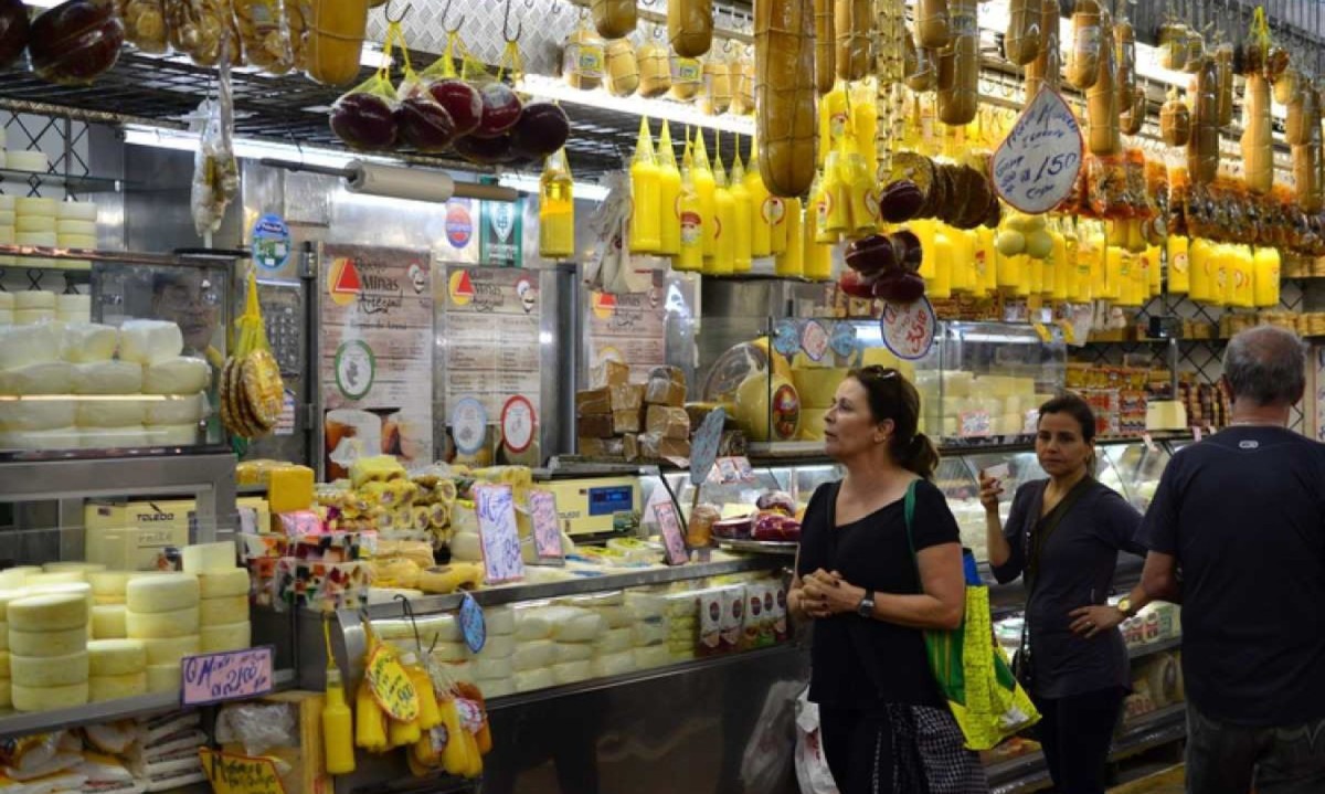 Quem comprar queijos em lojas sinalizadas do Mercado Central poderá concorrer a uma viagem  -  (crédito: MercadoCentral/Divulgação)