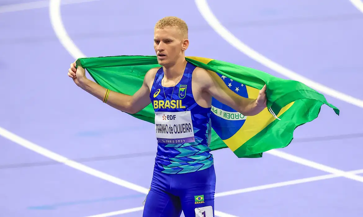 Apoiado por campeão, Joeferson Marinho quer ouro na Paralimpíada 2028 -  (crédito: EBC)