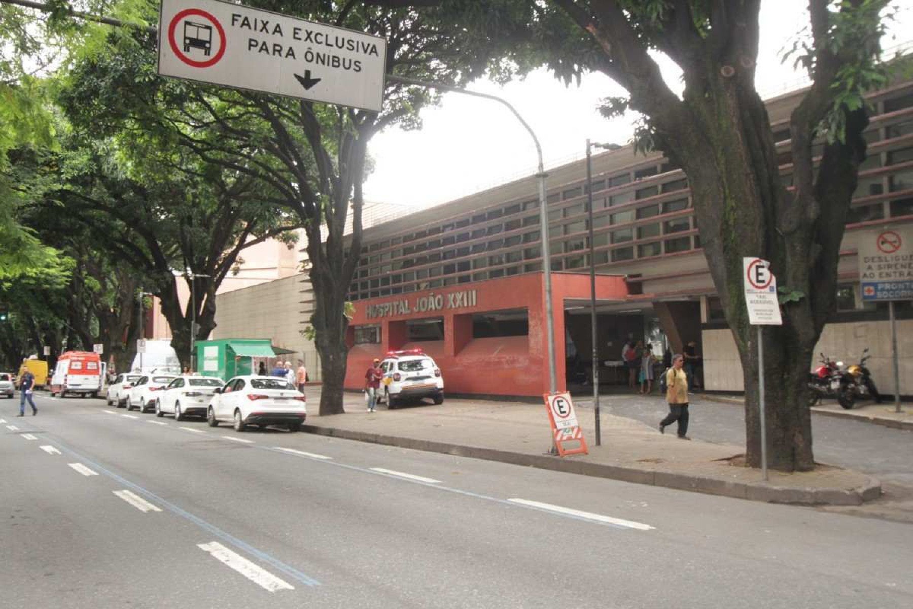 Fachada do hospital Joao XXIII, na Região Centro-Sul de Belo Horizonte
       -  (crédito: Edesio Ferreira/EM/D.A)